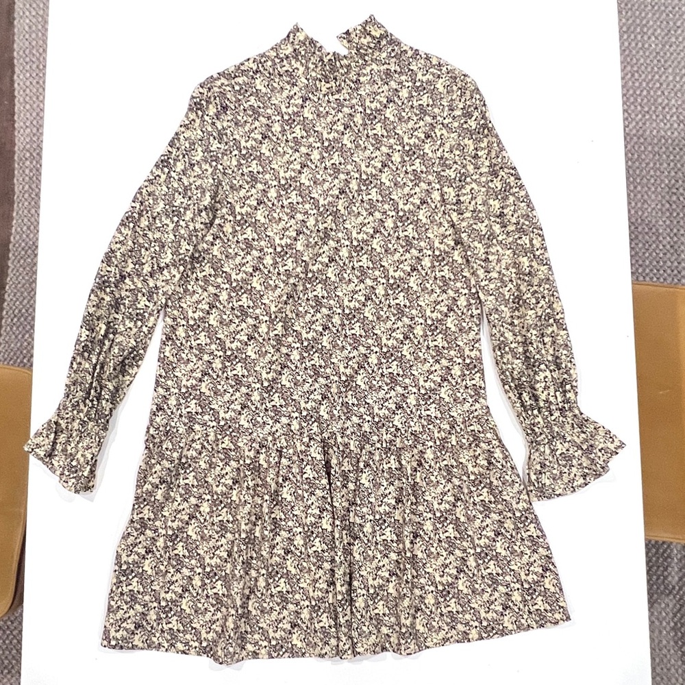 Floral Long Sleeve miniDress